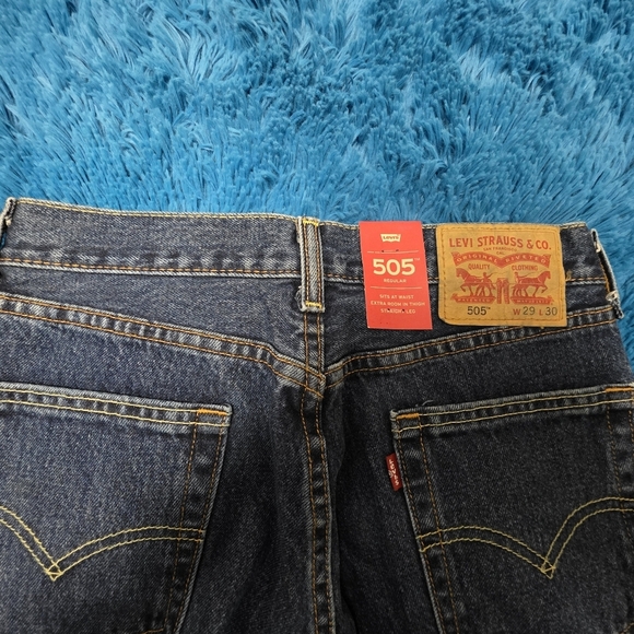 Levi's Denim 505 Regular NWT Men's Jeans Size 29x30 - Picture 8 of 10
